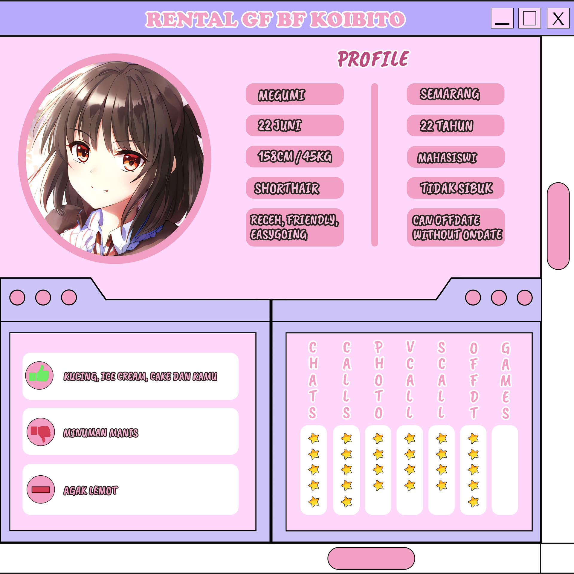 Rental Pacar Megumi